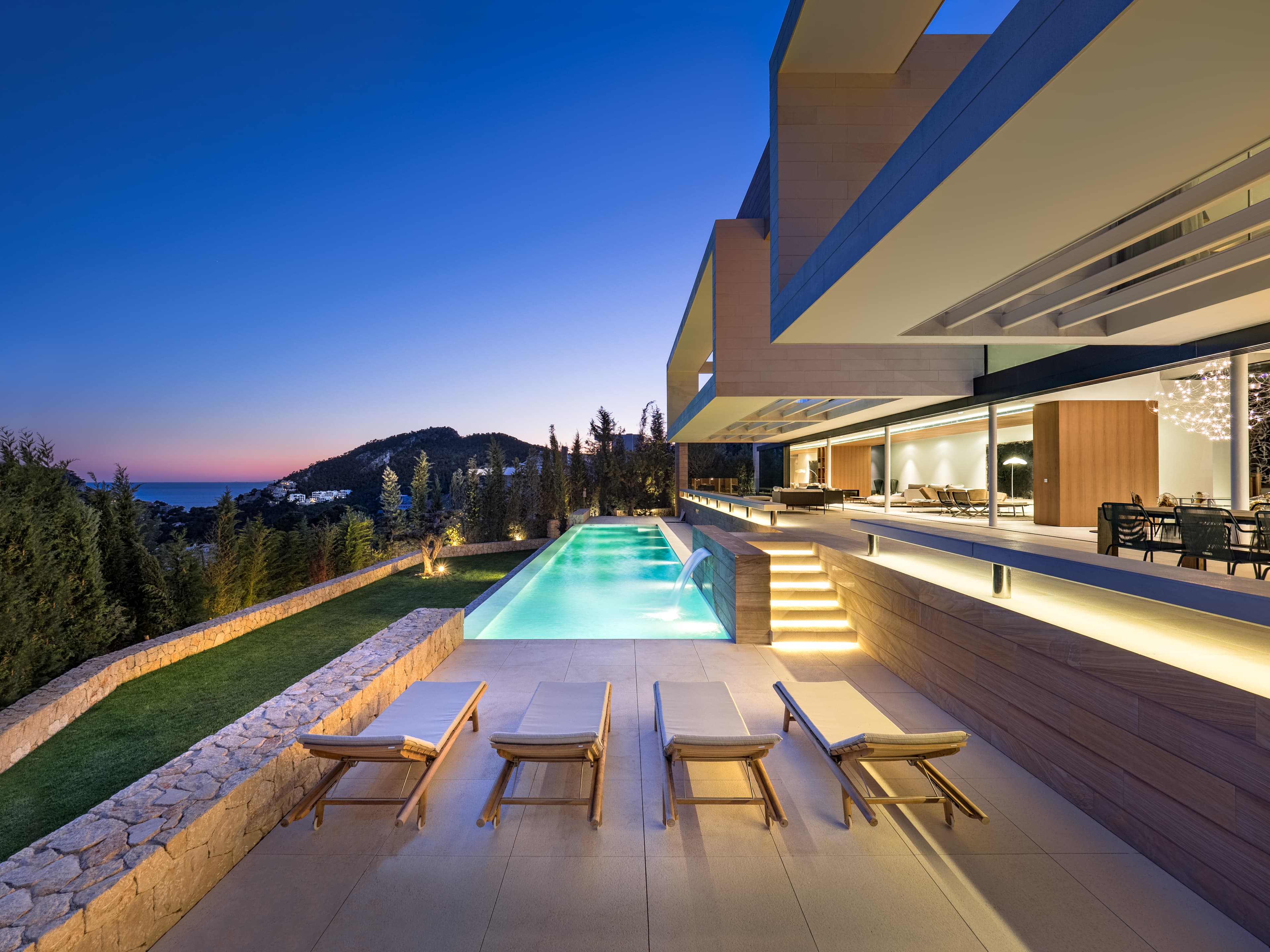 Mallorca | Port Andratx – nyere, luksuriøs og lekker villa med fantastisk utsikt