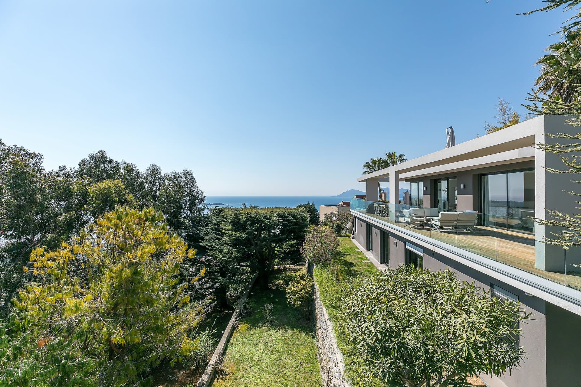 Cannes californie | Fantastisk moderne villa med panorama sjøutsikt