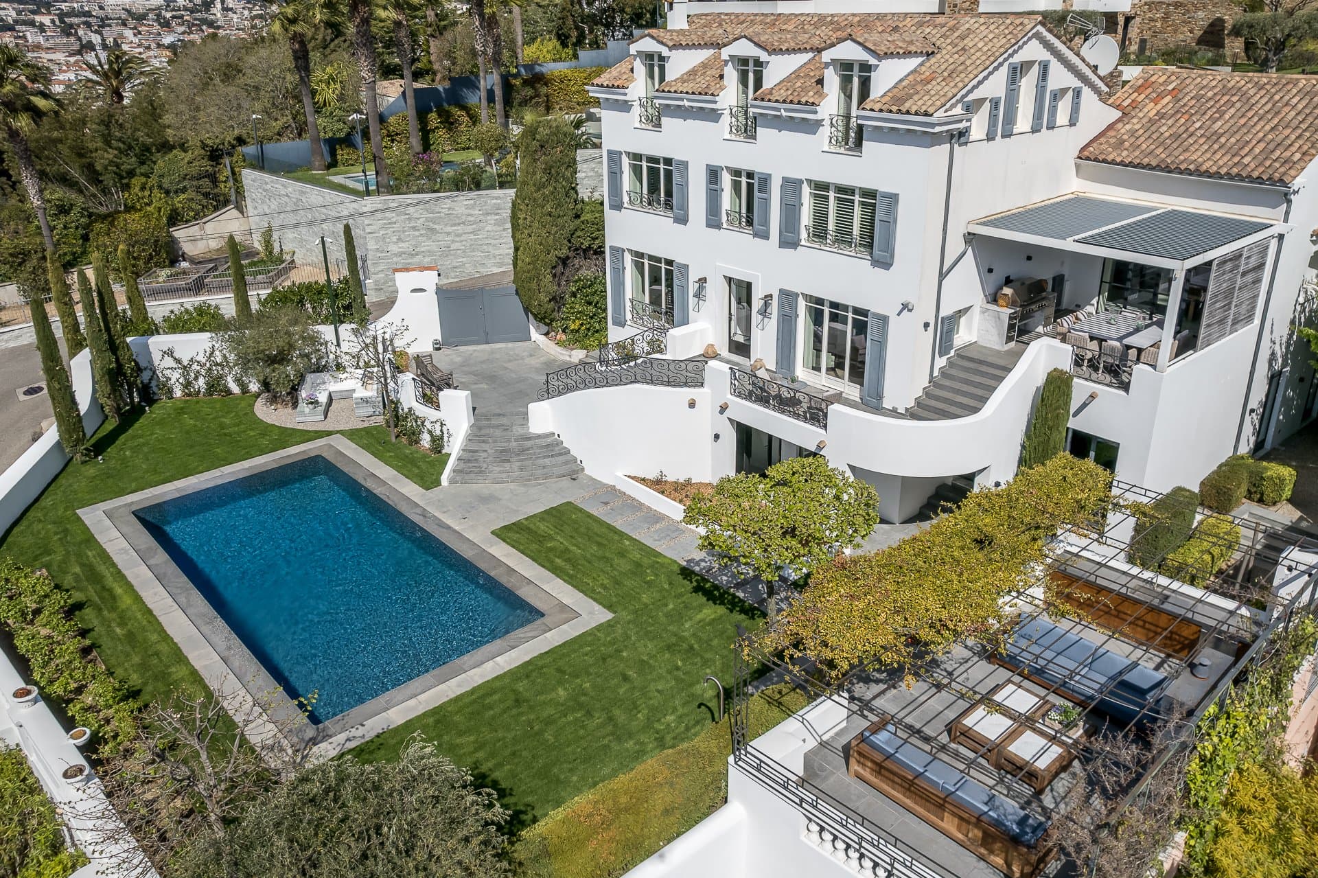 Cannes | Californie | Herskapelig villa med panorama sjøutsikt
