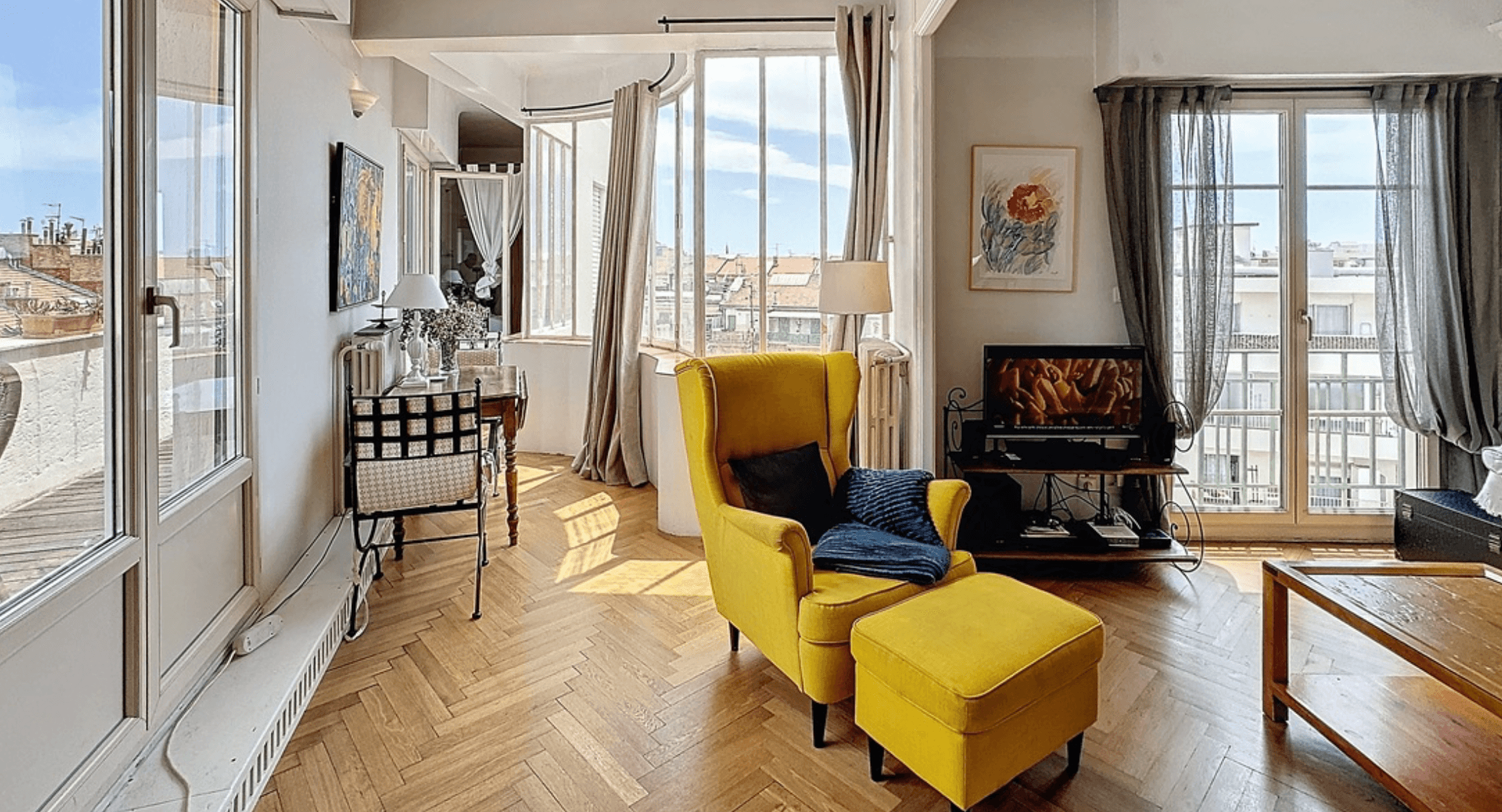 Nice | Pen art-deco leilighet med terrasse i hjertet av byen