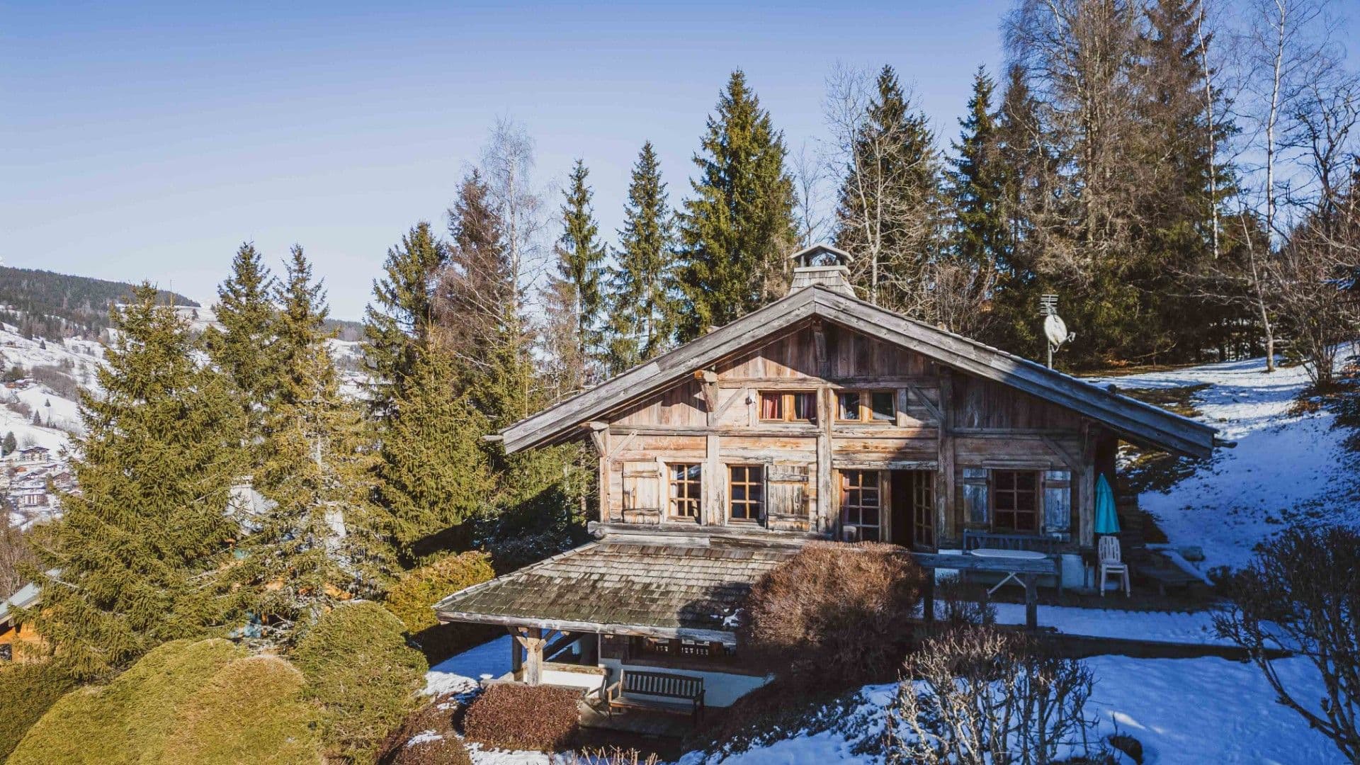 Megève, De franske Alpene | Eventyrlig chalet i rolige omgivelser med gangavstand til sentrum