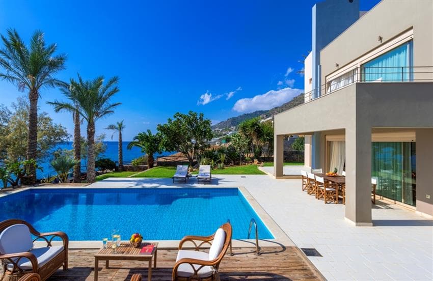 Kreta | Lekker villa med 4 soverom og privat badeplass