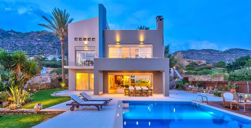Kreta Syd | Lekker villa med utsikt og stort basseng