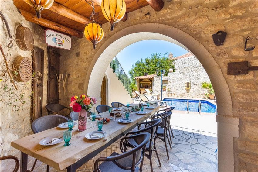 Rethymno | Amnatos | Fantastisk historisk villa med fem soverom og svømmebasseng