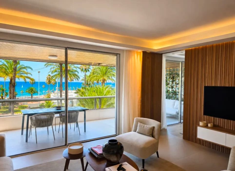 Cannes- Lekker leilighet med 2 sov, stor terrasse og sjøutsikt – bilde 3