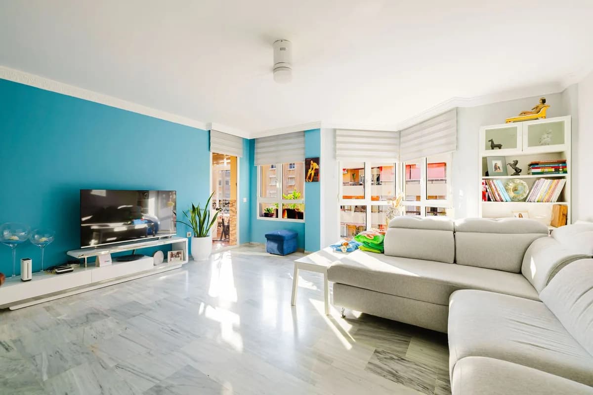 Torremolinos – Sentral leilighet med tre soverom og innglasset terrasse