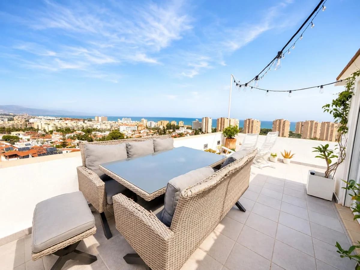 Playamar-Benyamina, Torremolinos – Duplex penthouse med 360° utsikt