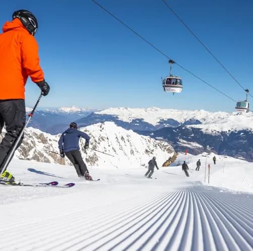 Utsikt over Courchevel