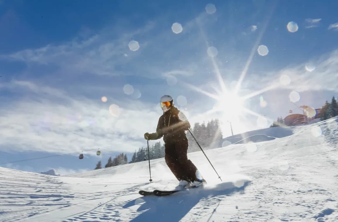 Utsikt over Morzine