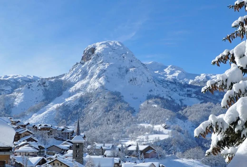 Utsikt over Saint Martin de Belleville