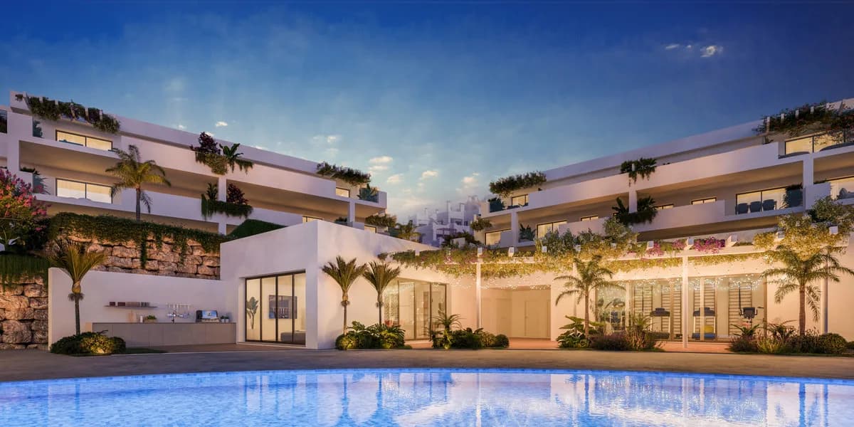 Amaranta Living, Casares – Nye leiligheter og penthouse på golfbanen, med hav- og fjellutsikt. – bilde 1