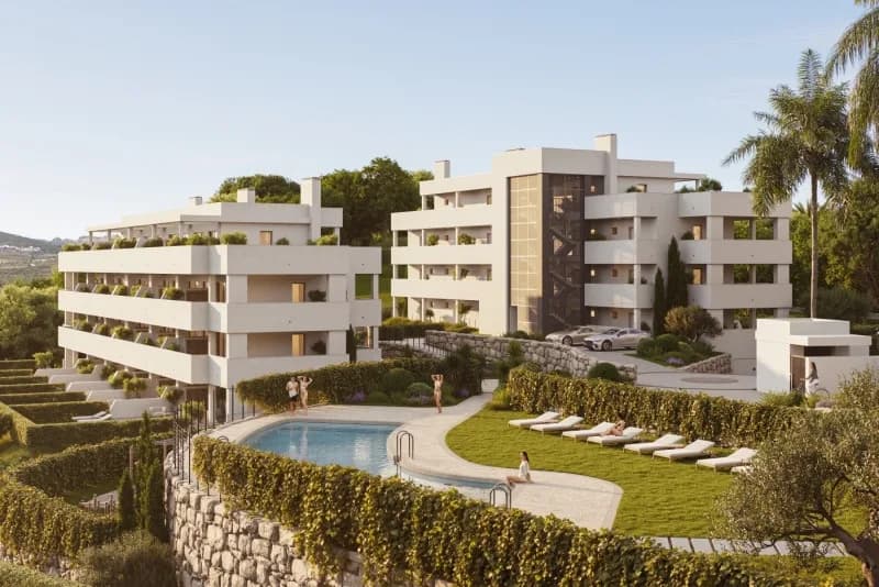 Altos de Manilva, Manilva – Nye leiligheter med basseng og padelbane, få minutter fra stranden. – bilde 1