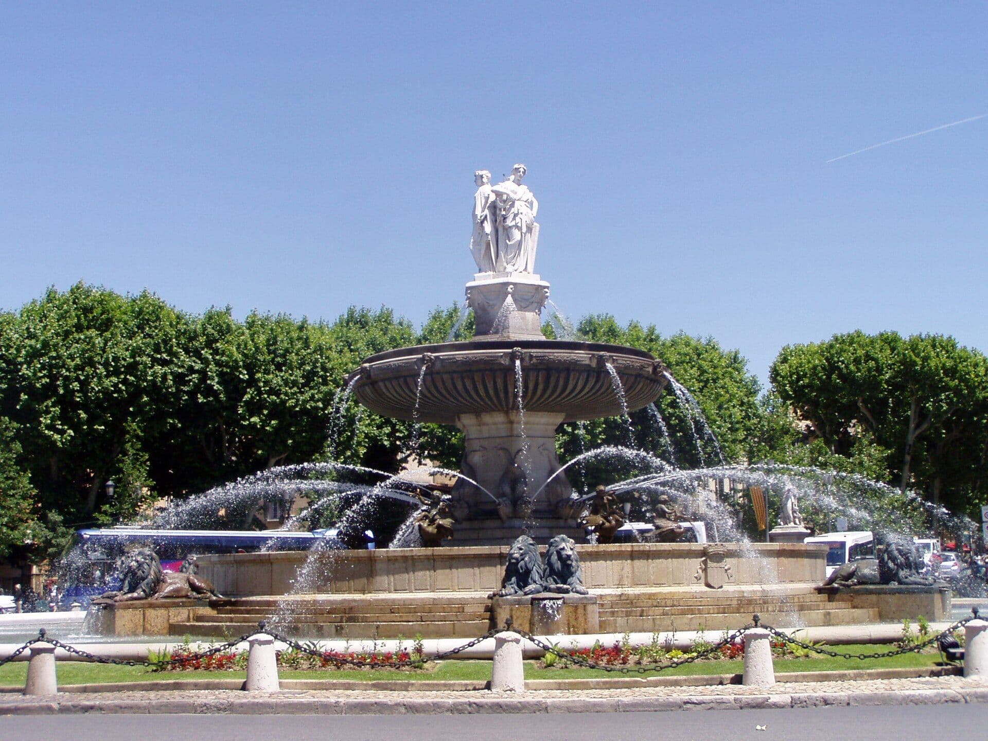 Fontaine de la Rotonde i Aix-en-Provence