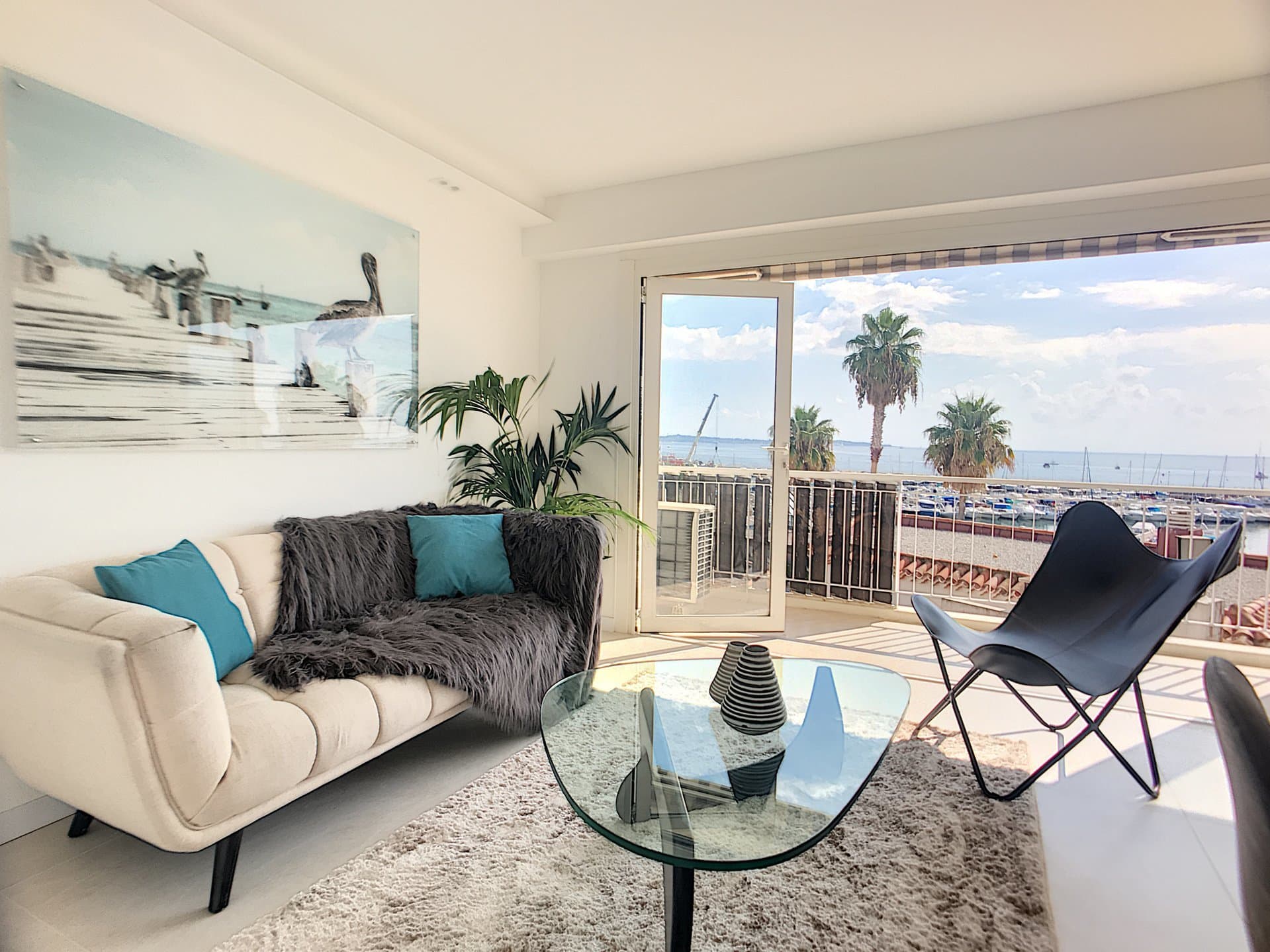 Cannes, palm beach | Totalrenovert leilighet med ett soverom, nær sjøen