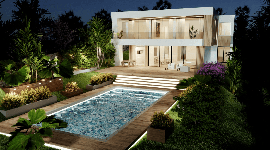Costa del Sol | Benalmadena | Eksklusiv villa under oppføring | Fantastisk utsikt