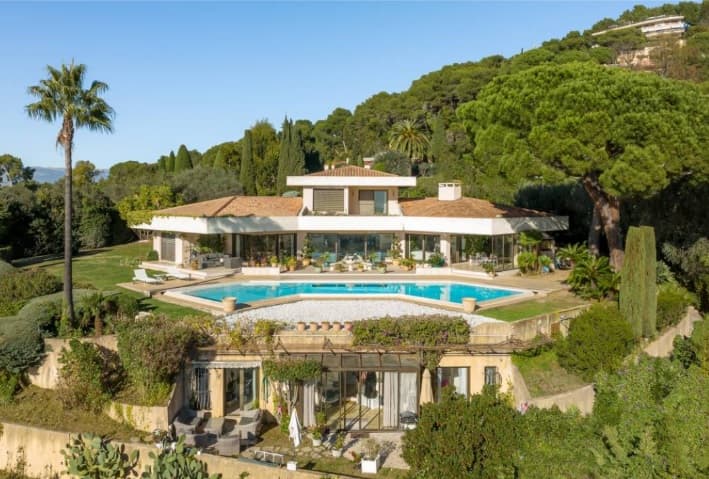 Cannes californie | Fantastisk provencalsk villa med seks soverom og panorama sjøutsikt
