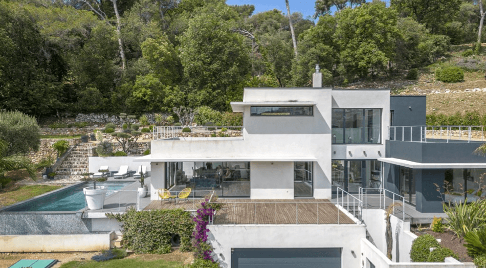 Biot | Moderne villa med havutsikt og basseng | I gangavstand til landsbyen