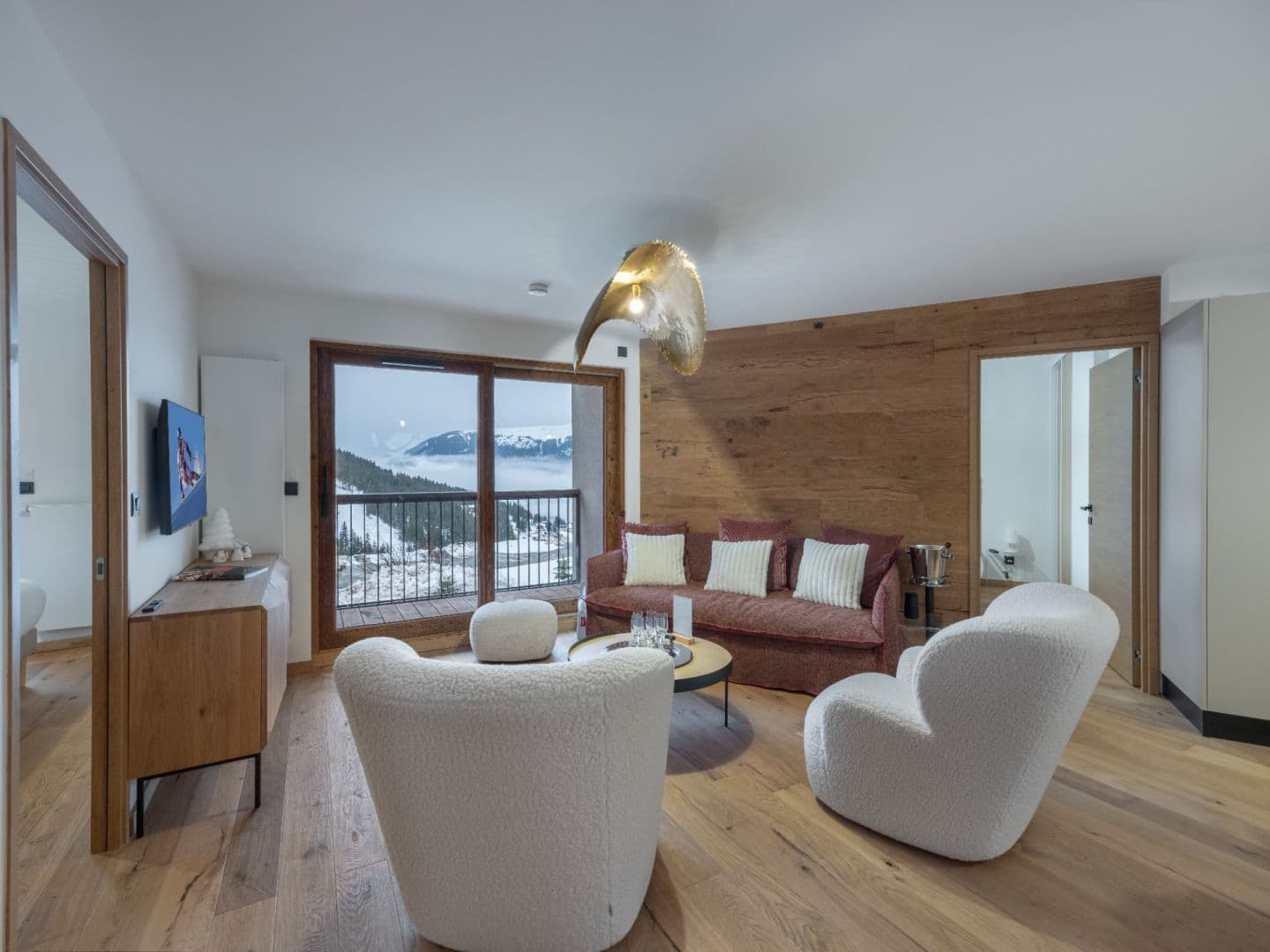 Solgt | Courchevel moriond /1650, De franske Alpene | Lys treromsleilighet med balkong og fin utsikt