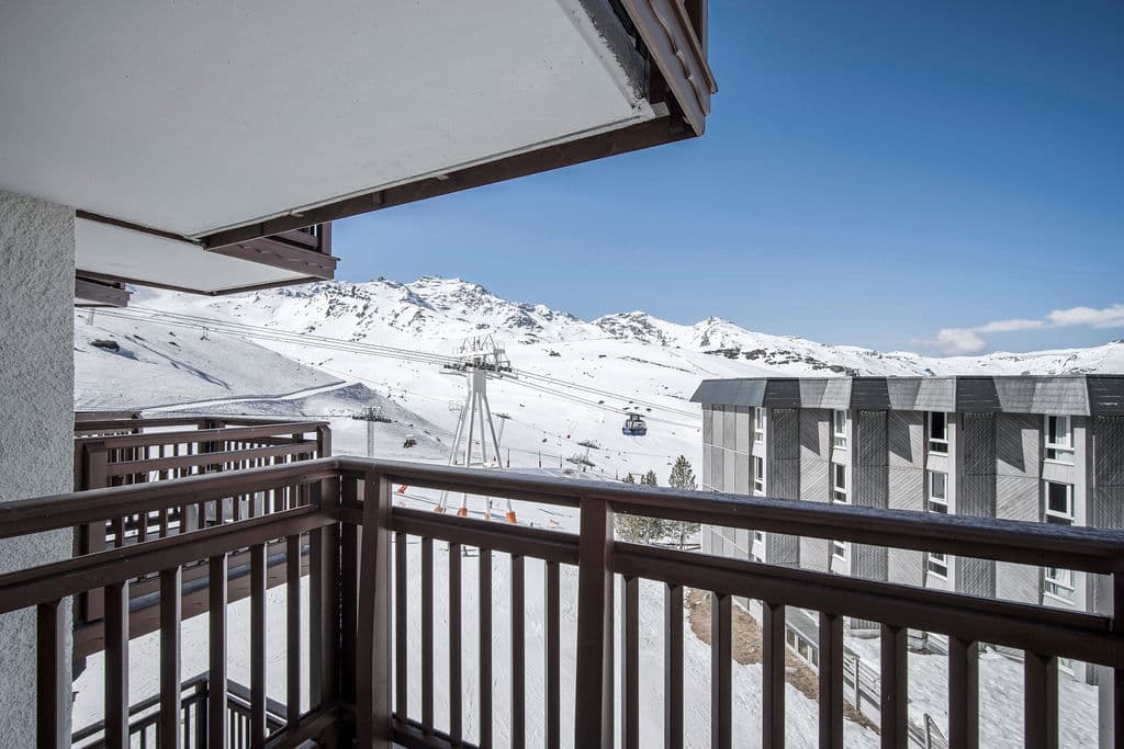 Solgt | Val Thorens, De franske Alpene | Ski-in/ski-out -flott leilighet med 3 soverom og balkong