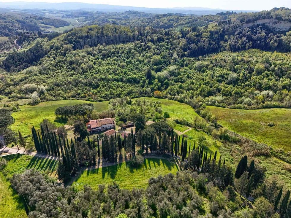 Antikk Toskansk gård mellom Pisa og Firenze