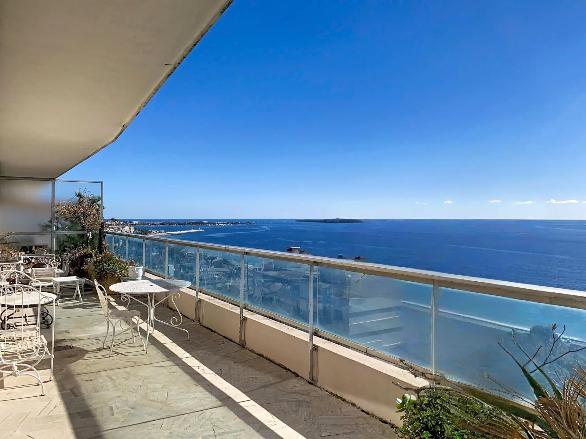 Cannes | Penthouse med terrasser og sjøutsikt, basseng, nedre la croix-des-gardes
