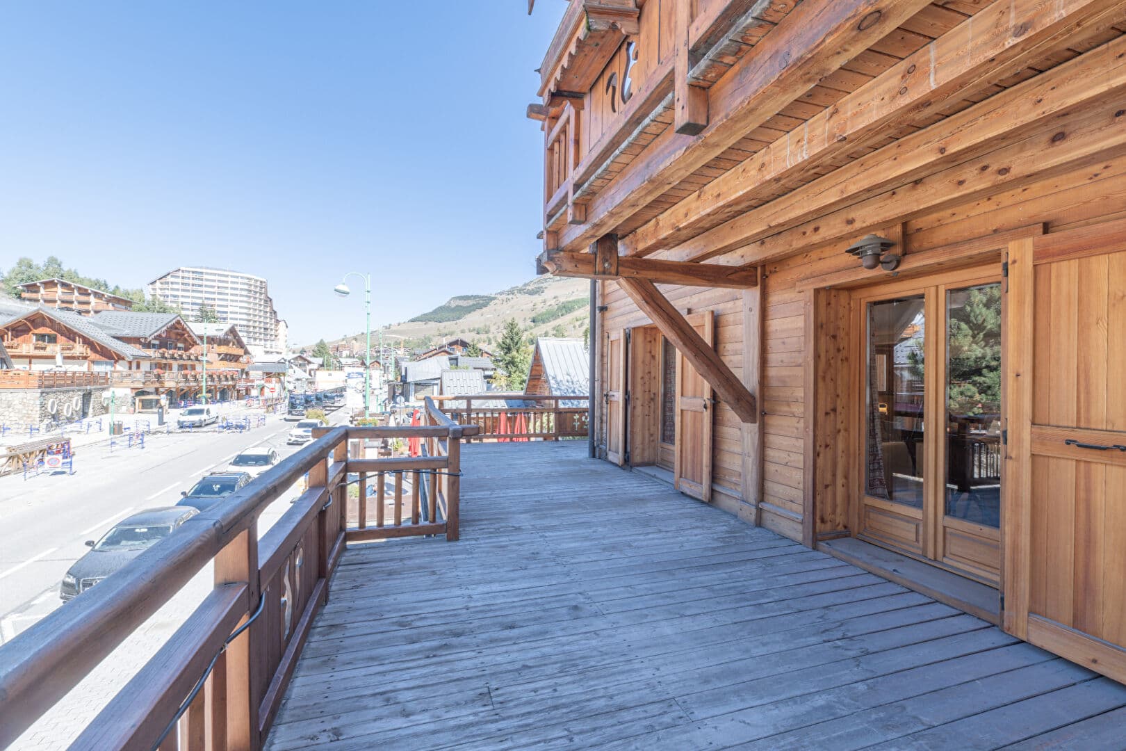 Les Deux Alpes, De franske Alpene | Leilighet med stor terrasse midt i sentrum, nær heis
