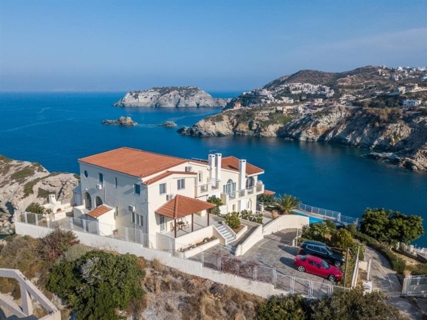 Kreta | Heraklion | Luksuriøs villa med 7 soverom, stort svømmebasseng og fantastisk sjøutsikt