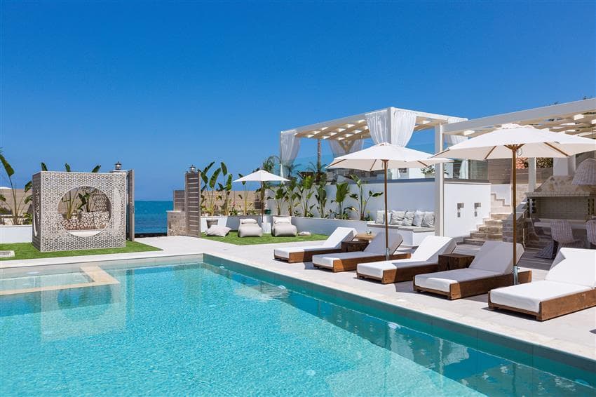 Kreta | Bali | Stor spektakulær villa med panoramasjøutsikt | Nær Vakker Strand