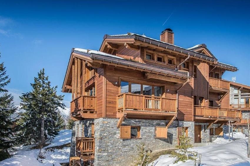 Courchevel, De franske Alpene- innbydende chalet med 5 sov og pen utsikt