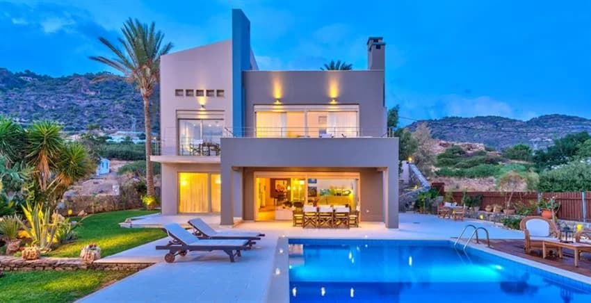 Kreta Syd | Lekker villa med utsikt og stort basseng
