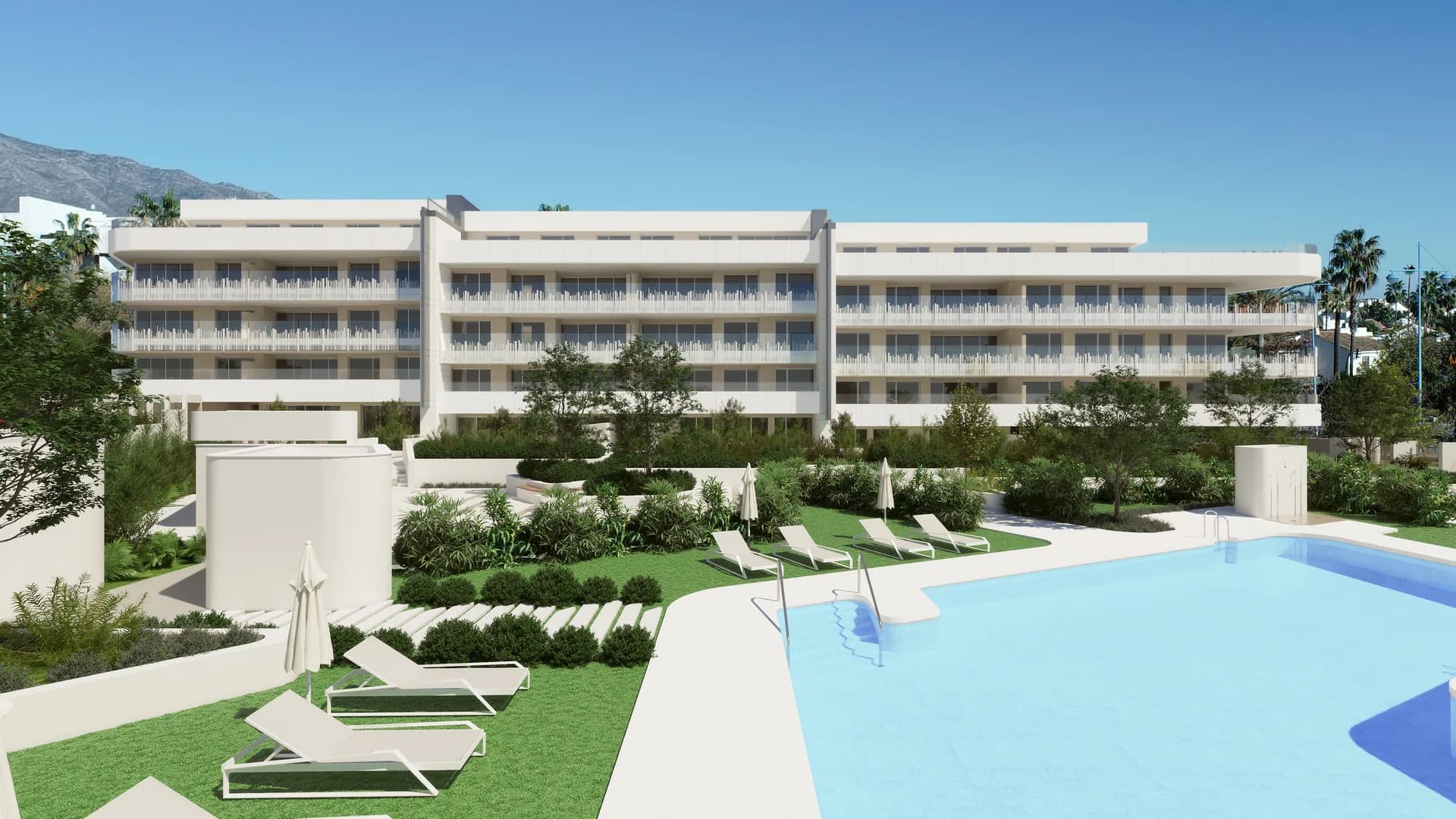 Costa del Sol | Marbella | Meget flott leilighetskompleks med 2, 3 eller 4 soverom under oppføring i san pedro de alcantara