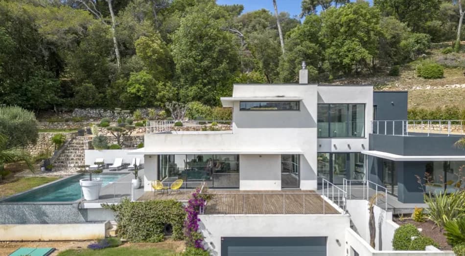 Biot | Moderne villa med havutsikt og basseng | I gangavstand til landsbyen