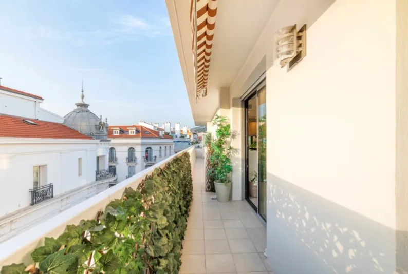Cannes | Pen og sentral leilighet med to soverom og terrasse