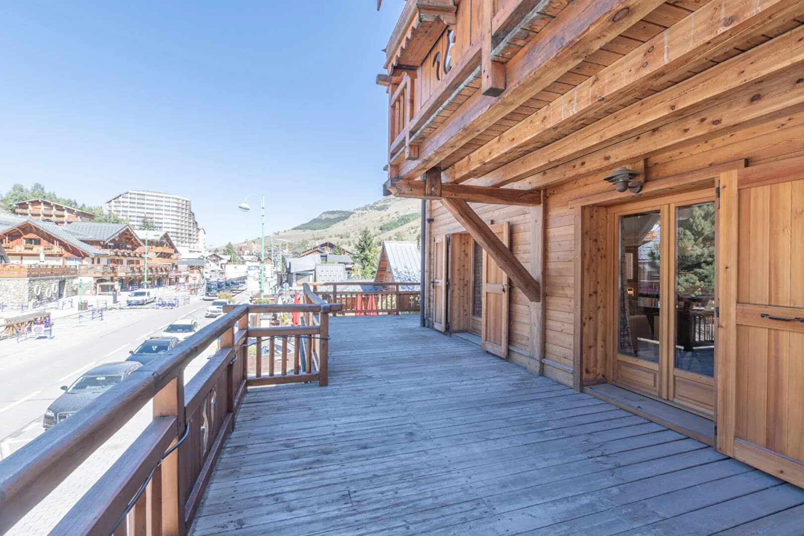 Les Deux Alpes, De franske Alpene | Leilighet med stor terrasse midt i sentrum, nær heis
