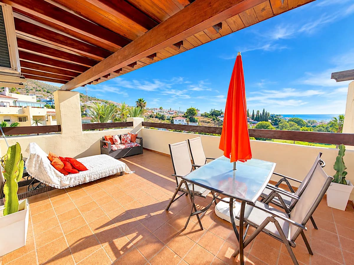 Benalmádena Costa – Penthouse med egen terrasse og to parkeringsplasser