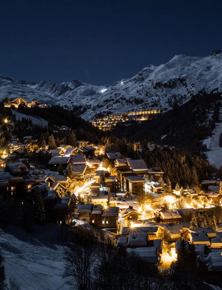 Utsikt over Meribel