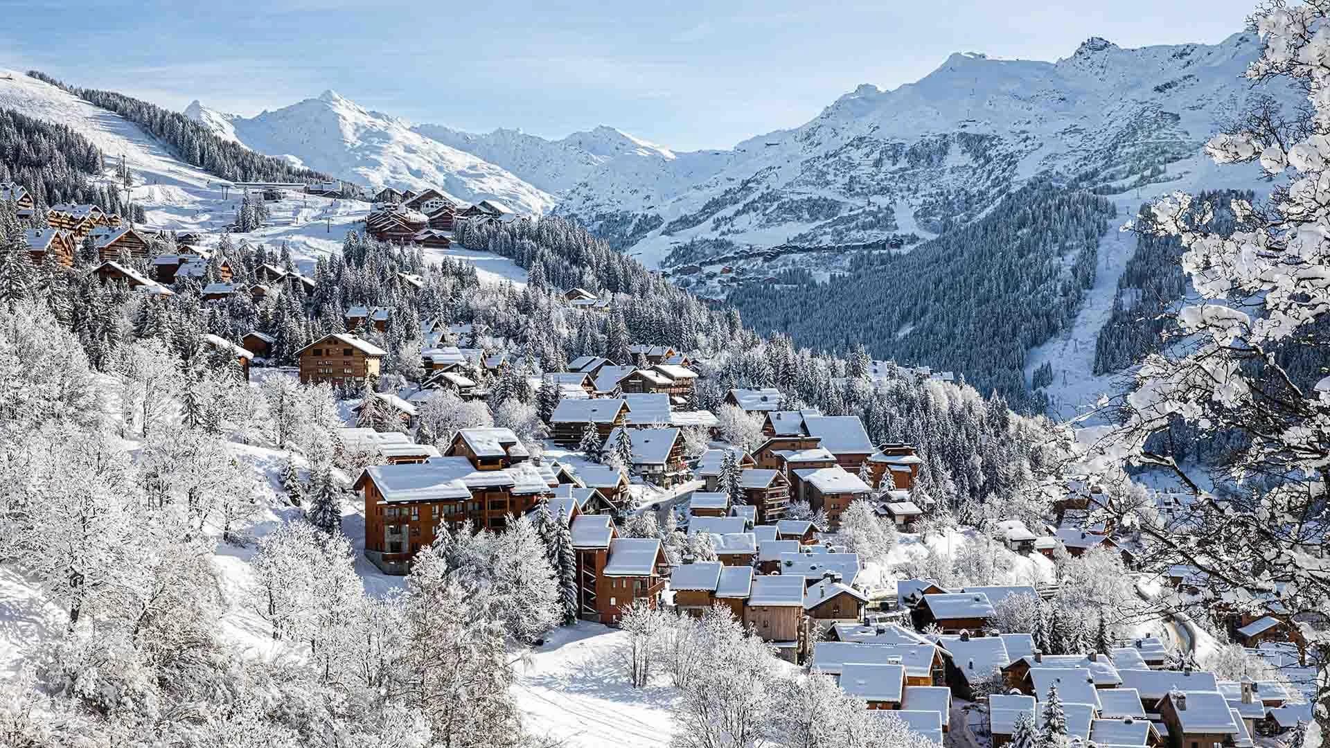 Utsikt over Meribel